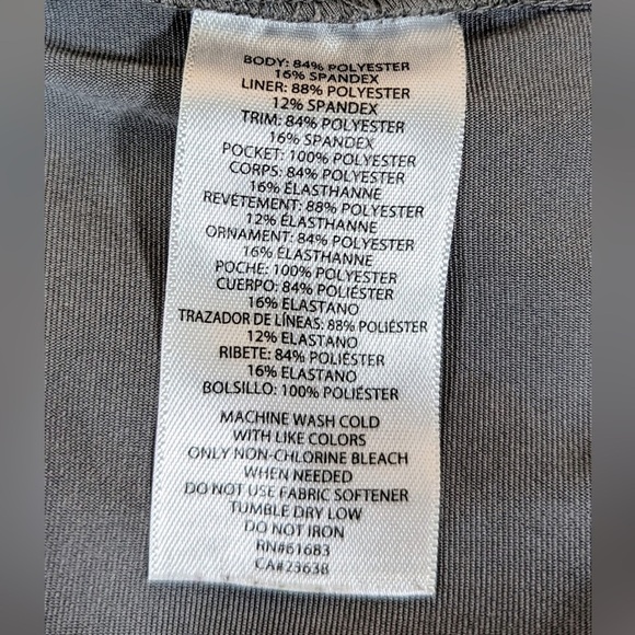 Jockey‎ gray ladies golf skort with pockets size Medium - Picture 7 of 7